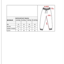 Dgk Collection Yüksek Baskılı 3 Lü Kız Erkek Çocuk Eşofman Altı Antrasit Ekru Mor
