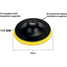 Valiente Cırt Zımpara Tabanı 115MM Sarı VAL15990