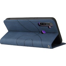 SZY Market Kart Yuvası Standı ile Realme 5 Için Kılıf Pu Deri Flip Folio Kılıf (Yurt Dışından)