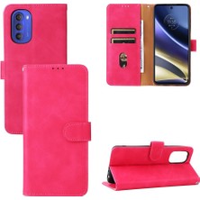 SZY Market Motorola Moto G51 Deri Folio Flip Case Kart Ekleme Tam Için Kılıf (Yurt Dışından)