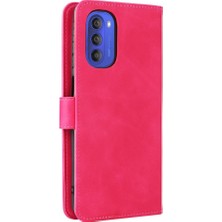 SZY Market Motorola Moto G51 Deri Folio Flip Case Kart Ekleme Tam Için Kılıf (Yurt Dışından)