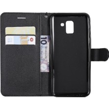 SZY Market Kart Yuvası ile Samsung Galaxy J6 2018 Için Flip Case Yüksek Kalite Deri (Yurt Dışından)