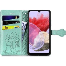 SZY Market Samsung Galaxy M34 5g Flip Kapak Darbeye Karikatür Hayvanlar Için Kılıf (Yurt Dışından)