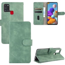 SZY Market Kart Tutucu Kickstand Deri Folio ile Samsung Galaxy A21S Için Kılıf (Yurt Dışından)