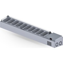 Iceinox Set Üstü Saladbar Pleksi Kapak Gn 1/4-150: 10 Adet