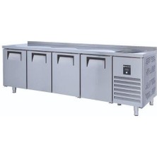Iceinox Tezgah Tip Snack Buzdolabı 4 Kapılı Evyeli