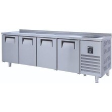 Iceinox Tezgah Tip Snack Buzdolabı 4 Kapılı Evyeli