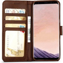 SZY Market Samsung Galaxy S8 Kart Yuvaları Için Kılıf Cüzdan Buzağı Doku Yatay Çevir (Yurt Dışından)