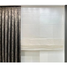 Boutique Curtain Keten Katlama Mekanizmalı Tül Perde