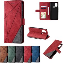 SZY Market Motorola Moto G30 Kart Tutucu Için Kickstand Cüzdan Flip Folio Pu (Yurt Dışından)