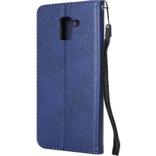 SZY Market Kart Yuvası ile Samsung Galaxy J6 2018 Için Flip Case Yüksek Kalite Deri (Yurt Dışından)