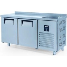 Iceinox Tezgah Tip Snack Buzdolabı 2 Kapılı Evyeli