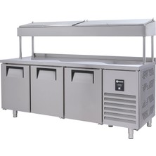 Iceinox Make Up Buzdolabı 440 Lt 3 Kapılı Yüksek