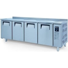 Iceinox Tezgah Tip Gn Buzdolabı 4 Kapılı Kısa Model