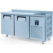 Iceinox Tezgah Tip Gn Buzdolabı 2 Kapılı Evyeli