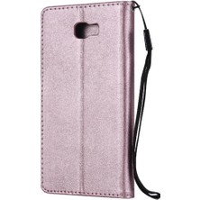 Manyi Mall Kart Yuvası Klasik Düz Renk ile Samsung Galaxy J5 Başbakan Için Flip Case (Yurt Dışından)