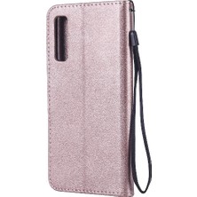 Manyi Mall Kart Yuvası Klasik Düz Renk ile Samsung Galaxy A7 2018 Için Flip Case (Yurt Dışından)