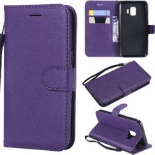 Manyi Mall Kart Yuvası Yüksek Kaliteli Deri ile Samsung Galaxy J2 Çekirdek Için Flip Case (Yurt Dışından)