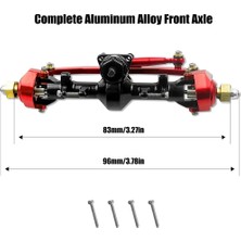 Pabiflo Metal Ön Aks Eksenel SCX24 AXI90081 AXI00001 AXI00002 AXI00005 1/24 Rc Paletli Araba Yükseltme Parçaları, 2 (Yurt Dışından)