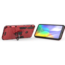 Manyi Mall Huawei Y6P Askeri Damla Koruma Kickstand Için Kılıf 360 &deg; Dönen Halka (Yurt Dışından)