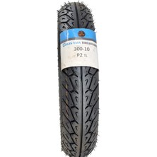 Yasa P2 MOTOSIKLET Scooter Dış Lastiği 300-10 Tubeless Tl (Iç Lastiksiz) Ön/arka