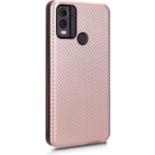 Manyi Mall Nokia C22 Için Kılıf Tam Koruma Deri Folio Flip Case Manyetik (Yurt Dışından)