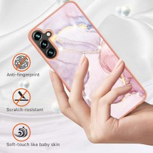 Manyi Mall Samsung Galaxy A35 Koruma Mermer Desen Yumuşak Tampon Ince Tpu (Yurt Dışından)