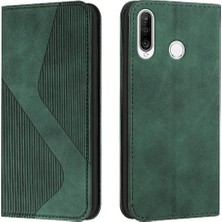 Manyi Mall Huawei Y6P Kart Yuvaları Tutucu Pu Deri Cüzdan Kickstand Için Kılıf Folio (Yurt Dışından)