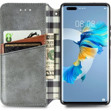 Manyi Mall Huawei Mate 40 Pro Için Kılıf Moda Tasarım Cüzdan Fonksiyonu Kapak Çevirin (Yurt Dışından)