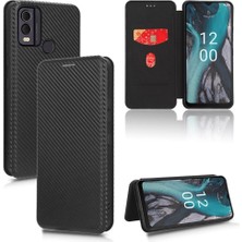 Manyi Mall Nokia C22 Için Kılıf Tam Koruma Deri Folio Flip Case Manyetik (Yurt Dışından)