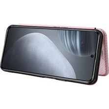 Manyi Mall Cubot X50 Manyetik Karbon Fiber Deri Için Kılıf Folio Flip Case Tam (Yurt Dışından)