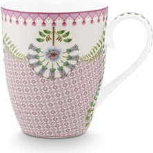 Pip Studio Lily & Lotus Mor Porselen Kupa 350 ml