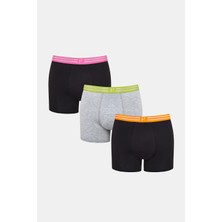 Penti Phospor Belt Çok Renkli 3lü Boxer