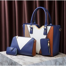 Global Product Store 01 Kadın Çanta ve Çanta, Wemens Için Moda Omuz Çantası, Büyük Üst Saplı Satchel Crossbody Çanta Seti 4 Adet (Yurt Dışından)