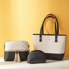 Global Product Store 01 Kadınlar Için 3 Parça Set Omuz Çantaları, Kadınlar Için Çantalar Omuz Çantaları Tote Satchel (Yurt Dışından)