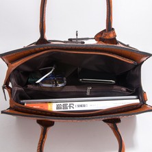 Global Product Store 01 Kadın Çanta Omuz Çantası Debriyaj Kolu Satchel Tote Kare Çanta 3 Takım (Yurt Dışından)