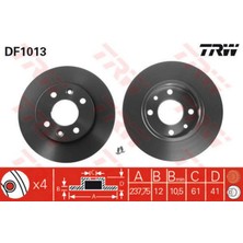 TRW Fren Diski Ön Renault R9-11 18051