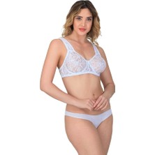 Miraxx Ekru Emay 178 B Balenli Dantelli Sütyen