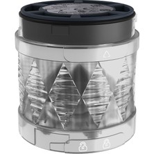 Schneider Electric XVUC29, 60 mm Çaplı Aydınlatmalı LED Ünitesi-Sabit/flaş/döner Çok Renkli ÜNITE-IP65-24 V