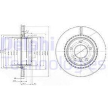 Delphi Fren Diski Arka Bmw E87 E90 F20 F30 F32 F34 F36 18051
