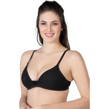 Miraxx Siyah Emay 1417 Modal Cotton Kaplı Sütyen