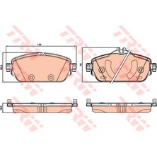 TRW Fren Balatasi Ön Mercedes-Benz C Serisi C 160 15-, C 180 14-, C 200 13-18, C 250 14-18, C 300 15-18, C 350 E 15-18, C 200 D 15-, C Serisi T-Model C 160 15-, C 180 14-, C 200-250 14-18, C 300 15 18051