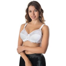 Miraxx Beyaz Emay 170 C Balenli Brode Toparlayıcı Sütyen