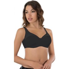 Miraxx Siyah Emay 167 Tül Push Up Toparlayıcı Sütyen
