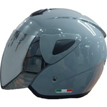 Sway 700 Ayna Vizör Nardo Gri Yarım Kask