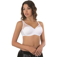 Miraxx Beyaz Emay 167 Tül Push Up Toparlayıcı Sütyen