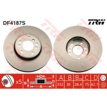 TRW Fren Diski On Adet Bmw X3 E83 X5 E53 18051