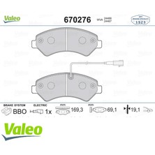 Valeo Ön Balata Boxer 2.2-3.0 Hdi 4 06 11 Ducato Mtj 07.06 11 Jumper 2.2-3.0 Hdi 4.06 11 18051