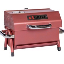 IGRILL Barbekü Cube 402 mm Kömürlü Mangal (Kırmızı)