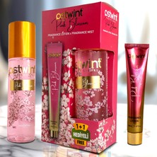Ostwint Pink Blossom Vücut Spreyi 200ml & Vücut Kremi 50ml Set - Taze Çiçekler ve Çiçeksi Parfüm Kokusu